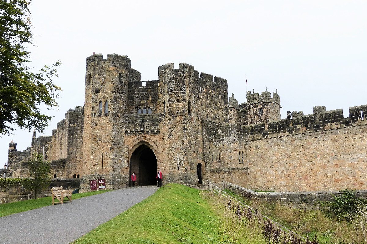 Castelo de Alnwick, na Inglaterra